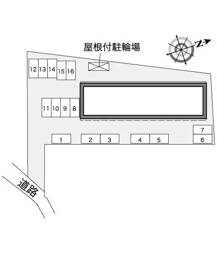 ★手数料０円★豊橋市牛川町　月極駐車場（LP）